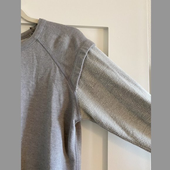 T by Alexander Wang gray layered sweatshirt - Picture 2 of 3